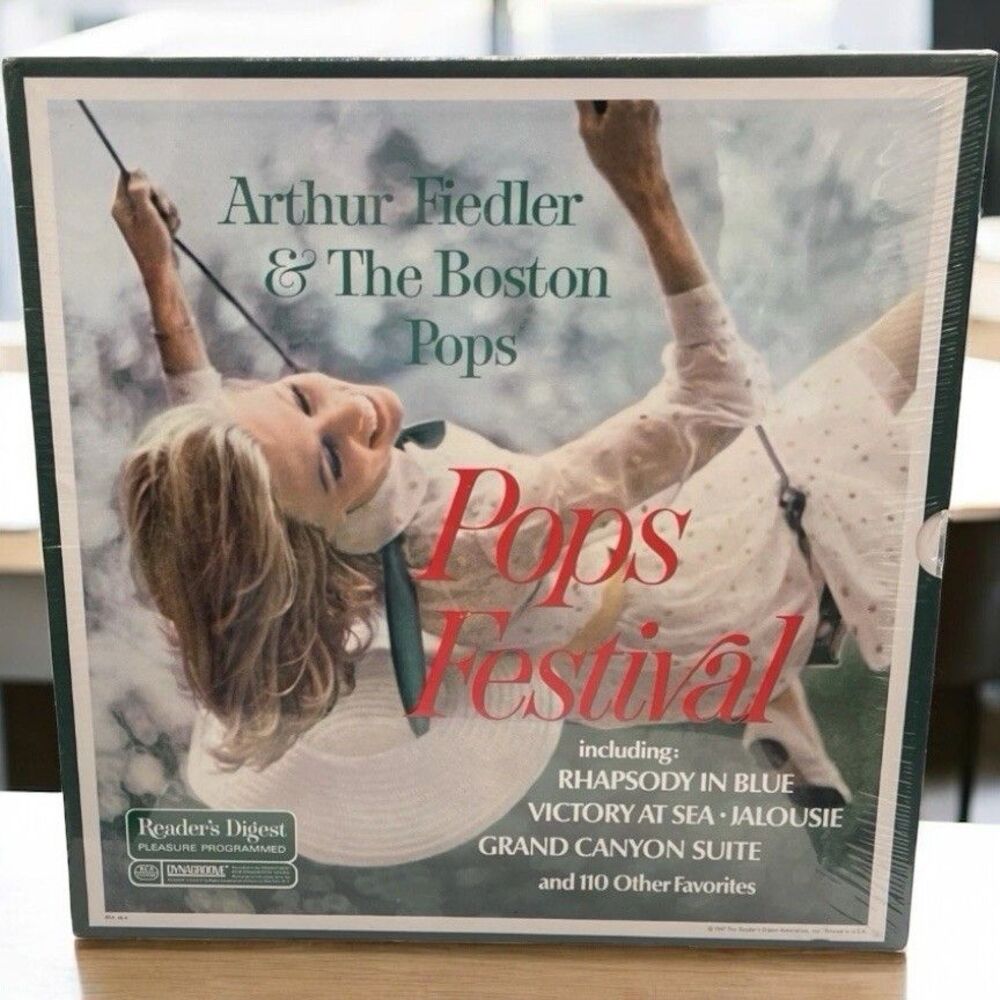 1967 Reader's Digest Arthur Fiedler & The Boston Pops Festival Box Set 10 LPs
